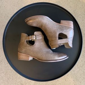 Seychelles Leather Taupe Booties